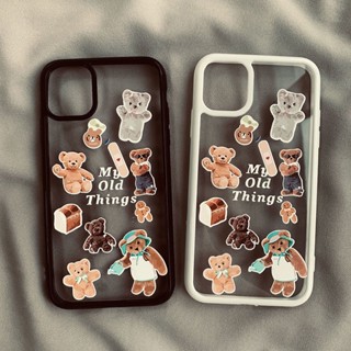 เคสโทรศัพท์มือถือ ลายการ์ตูนหมี สําหรับ Apple iPhone 7 8 SE2 7P 8P X XS XR XSMax 11 12 13 14 11Pro 12Pro 13Pro 14Pro 11ProMax 12ProMax 13ProMax 14ProMax 12Mini 13Mini 14PLUS