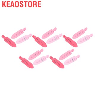 Keaostore 15PCS Crease Free Hair Clips Leaves Shaped Bend Lightweight Hairstyle Bangs for Women