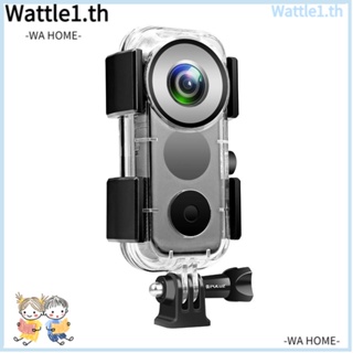 WTTLE เคสกล้องพาโนรามา 360 องศา กันน้ํา อุปกรณ์เสริม สําหรับ Insta360 ONE X2