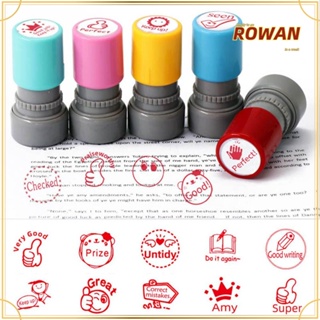 Rowans แสตมป์หมึกในตัว ลายการ์ตูน เหมาะกับการเรียนการสอน สําหรับเด็ก