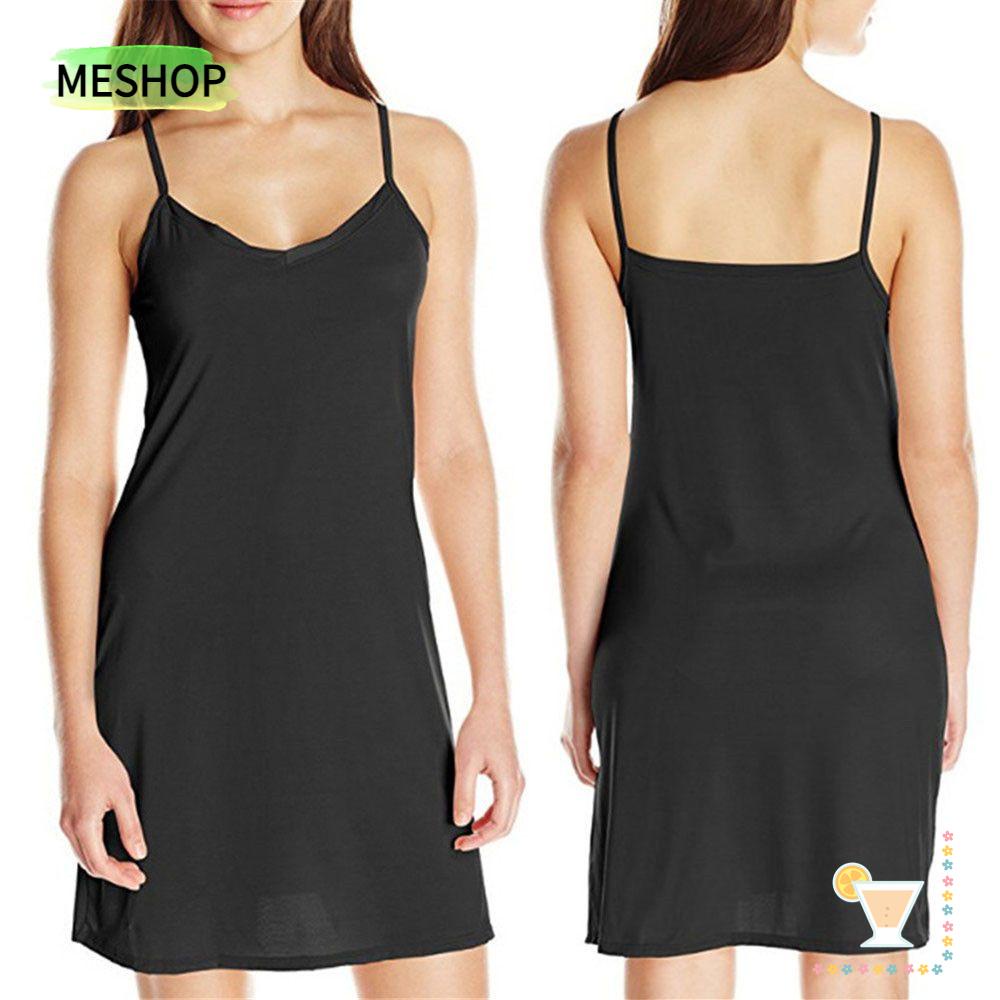 ME Casual Short Dress Solid Color Slip Under Dress Sling Dress Backless V Neck Womens Summer Holiday Sleeveless/Multicolor