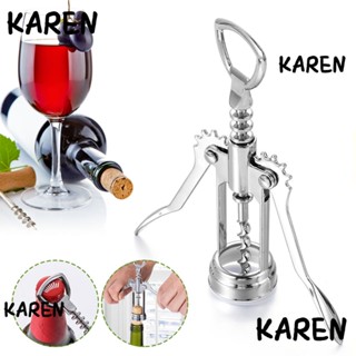 KAREN Creative Corkscrew Fashion Wedding Favor Gift Wine Bottle Opener Design Party Stainless Steel Kitchen Tools Sweet Red Wine