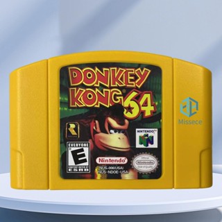 การ์ดเกม N64 USA Version Donkey Kong RPG คอสเพลย์ Super Mario NTSC ของเล่นสําหรับเด็ก