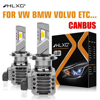 【สว่างมาก】หลอดไฟหน้ารถยนต์ Led HLXG H7 Canbus H4 H11 HB3 9005 HB4 H8 HIR2 9012 สําหรับ BMW VW Volkswagen Ford Plug And Play 12V