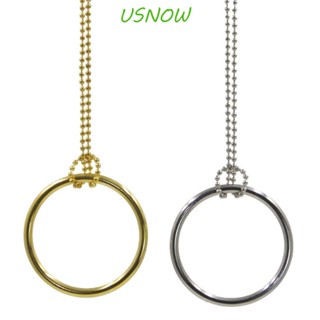 Usnow แหวนโลหะ สีทอง เงิน ปิดง่าย พร็อพสําหรับผู้ใหญ่