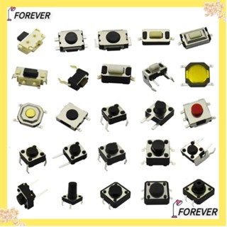 Forever สวิตช์ปุ่มกด 25 Values 0.1 a SMD ไมโครชั่วขณะ คุณภาพสูง 12 V 250 ชิ้น