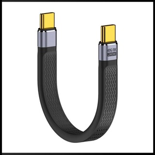 Zevaret สายเคเบิล USB C เป็น USB C USB 4.0 40Gbps รองรับหน้าจอ 8K 240W ชาร์จเร็ว