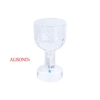 Alisond1 ถ้วย 50 มล. LED วิสกี้ นีออน ถ้วยตกแต่ง เบียร์ แก้ว เครื่องดื่ม