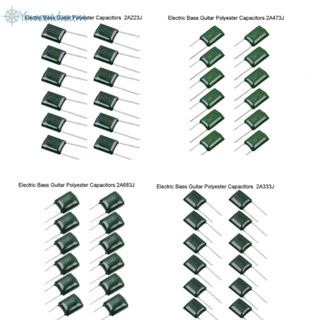 ตัวเก็บประจุกีตาร์ไฟฟ้า เบส โพลีเอสเตอร์ 2A473J 2A223J 2A333J 2A683J 12 ชิ้น