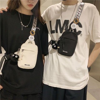 กะเป๋าคาดอกผู้ชาย กระเป๋าสะพายผู้ชาย กระเป๋าคาดอกแฟชั่น ผ้าอ…