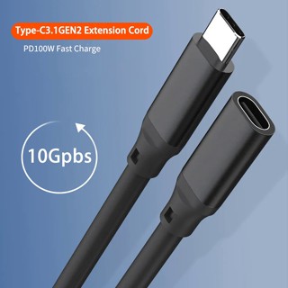 สายเคเบิลต่อขยาย USB C Type C สําหรับ Thunderbolt 3 Xiaomi Switch HUB USB 3.1 Gen2 Tipoc