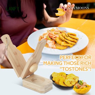 Amymoons เครื่องบดกล้วย แบบไม้ 2 In 1 กรอบ สําหรับทอด และทอด