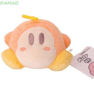 Damao Kirby Star พวงกุญแจ จี้ตุ๊กตาโปเกมอน สีชมพู สีส้ม