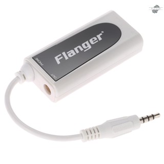 {fly} Flanger FC-21 อะแดปเตอร์เชื่อมต่อกีตาร์ไฟฟ้า เบส และโทรศัพท์มือถือ แท็บเล็ต เข้ากันได้กับ iOS โทรศัพท์ แท็บเล็ต Android สมาร์ทโฟน แท็บเล็ต พร้อมปลั๊กเสียง 3.5 มม.