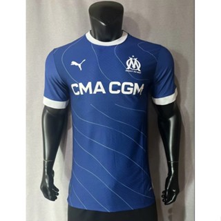 เสื้อกีฬาแขนสั้น ลายทีมฟุตบอล Marseille 2023-24 ชุดเยือน