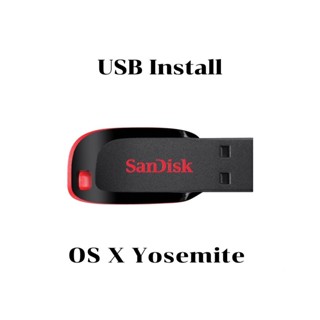 USB Install macOS Yosemite (10.10)สำหรับติดตั้ง/ซ่อมแซม macOS #065