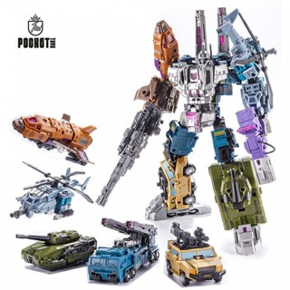 พร้อมส่ง โมเดลฟิกเกอร์ Transformers PT05 Five-in-One Mixed Duck Leopard ขนาดเล็ก ของเล่นสําหรับเด็ก