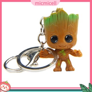 Mic_ Guardians of Galaxy Tree Man Groot พวงกุญแจ จี้รูปกรูท สําหรับห้อยกระเป๋า