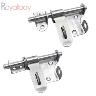 #ROYALLADY#Stainless กลอนล็อคประตูบานเลื่อน เหล็ก ประตู กันขโมย