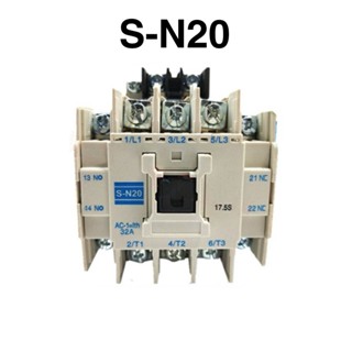 ไทย จากไทย แมกเนติก S-N20 Magnetic Contactor 220V 380V ส่งทุกวัน ทักจ้า