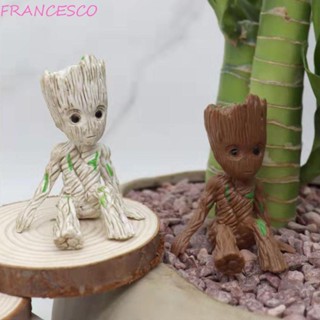 Francesco โมเดลฟิกเกอร์ PVC อนิเมะ Marvel Legends Avengers Groot ขนาด 6 ซม. ของเล่นสําหรับเด็ก