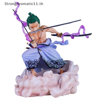 Strongaromatic ฟิกเกอร์ PVC อนิเมะวันพีช Roronoa Zoro Battle Scene Kimono Dressing