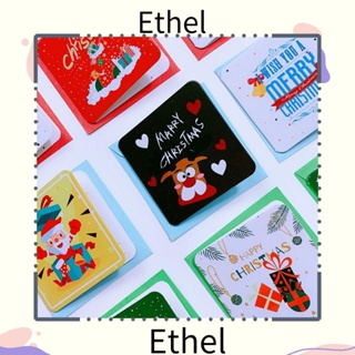 Ethel1 โปสการ์ดสุขสันต์วันคริสต์มาส พร้อมซองจดหมาย 24 ชิ้น ต่อแพ็ค