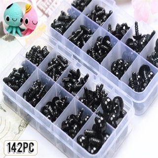 142pcs Plastic Stuffed Doll Eyes Toys Accessories