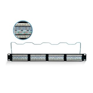 LINK US-3024 CAT 5E PATCH PANEL 24 PORT (1U) W/Support