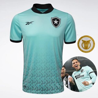 เสื้อกีฬาแขนสั้น ลายทีมชาติฟุตบอล Botafogo สีเทา เบอร์ 23-24