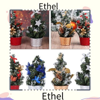 Ethel1 ต้นคริสต์มาสประดิษฐ์ ขนาดเล็ก 20 ซม. สําหรับตกแต่งปาร์ตี้