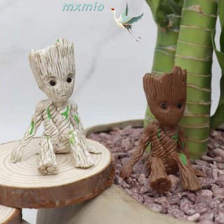 Mxmio โมเดลฟิกเกอร์ รูปปั้นอนิเมะ Marvel Legends Avengers Groot ขนาด 6 ซม. ของขวัญวันเกิด สําหรับตกแต่งรถยนต์