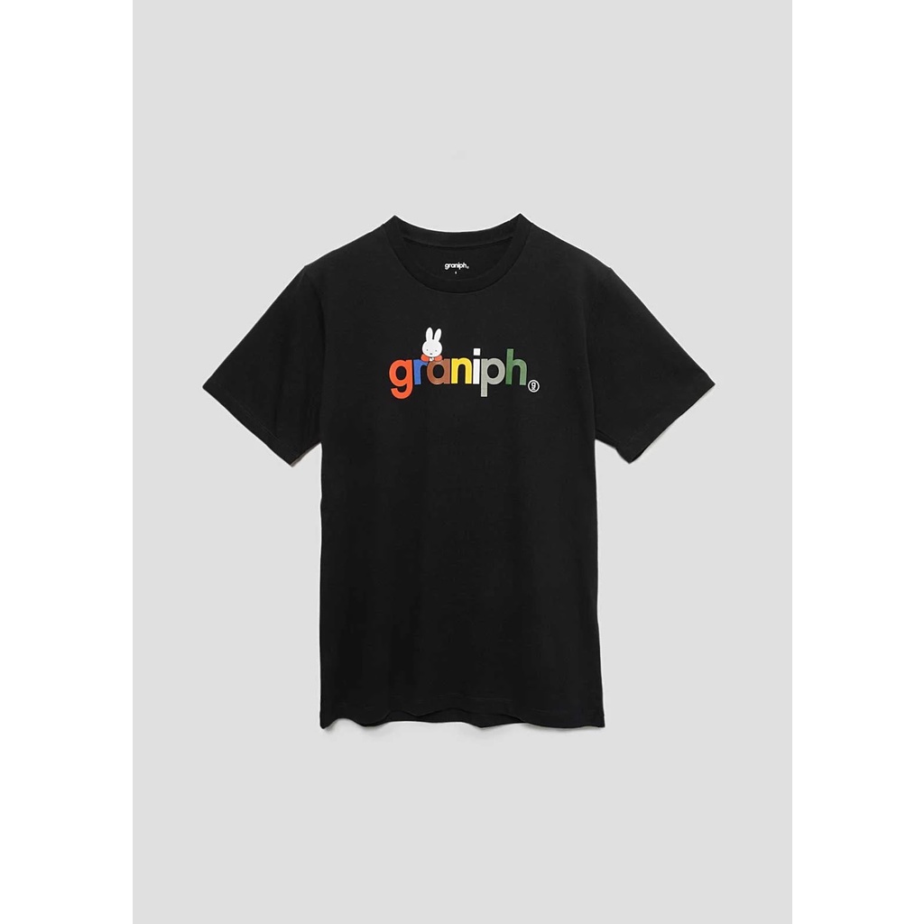 ฤดูร้อนออกแบบเสื้อยืด graniph miffy miffy Joint พิมพ์ผ้าฝ้ายแขนสั้นคู่เสื้อยืด