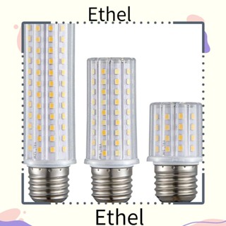 Ethel1 หลอดไฟข้าวโพด E14 E27 5W 9W 12W LED หลอดไฟข้าวโพด โคมไฟระย้า เทียน แสงสีขาว LED โบล์บ ตกแต่งบ้าน