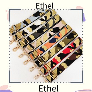 Ethel1 สายสะพายไหล่ ไนล่อน พร้อมหัวเข็มขัด สีทอง ปรับได้ อุปกรณ์เสริม กระเป๋าสะพายข้าง