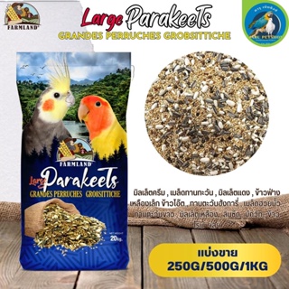 Large Parakeets Grandes Perruches Grobsittiche FL (แบ่งขาย 250G/500G/1KG)