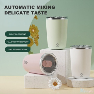 350/400ml ชาร์จอัตโนมัติ Self Stirring Cup Electric Lazy Cup Coffee Milk Mixing Smart Mug 304 Stainless Steel Coffee Mixing Mug M