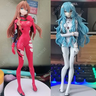 โมเดล Evangelion Rei Ayanami / Asuka Rangure (uniform Ver.) 17cm Evangelion: 3.0+1.0 Thrice Upon A Time EVA NERV Tight Dress Figure Packed in Box Model