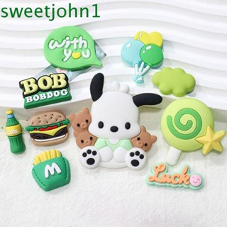 Sweetjohn แผ่นแพทช์ ลายการ์ตูนสุนัข 3D สําหรับตกแต่งเครื่องประดับ งานฝีมือ DIY 5 ชิ้น