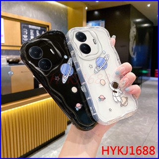 เคส Vivo T1 5G tpu ใส พิมพ์ลายครีม แฟชั่น คู่รัก เคสโทรศัพท์ softcase NYW