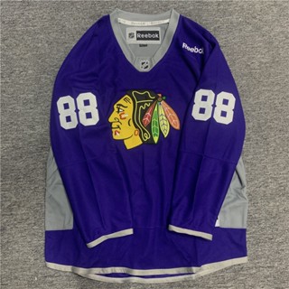 เสื้อกีฬาแขนยาว ลายทีม Nhl Hockey Jersey Hockey Jersey Jersey สไตล์ฮิปฮอป แฟชั่นเรโทร สําหรับผู้ชาย และผู้หญิง