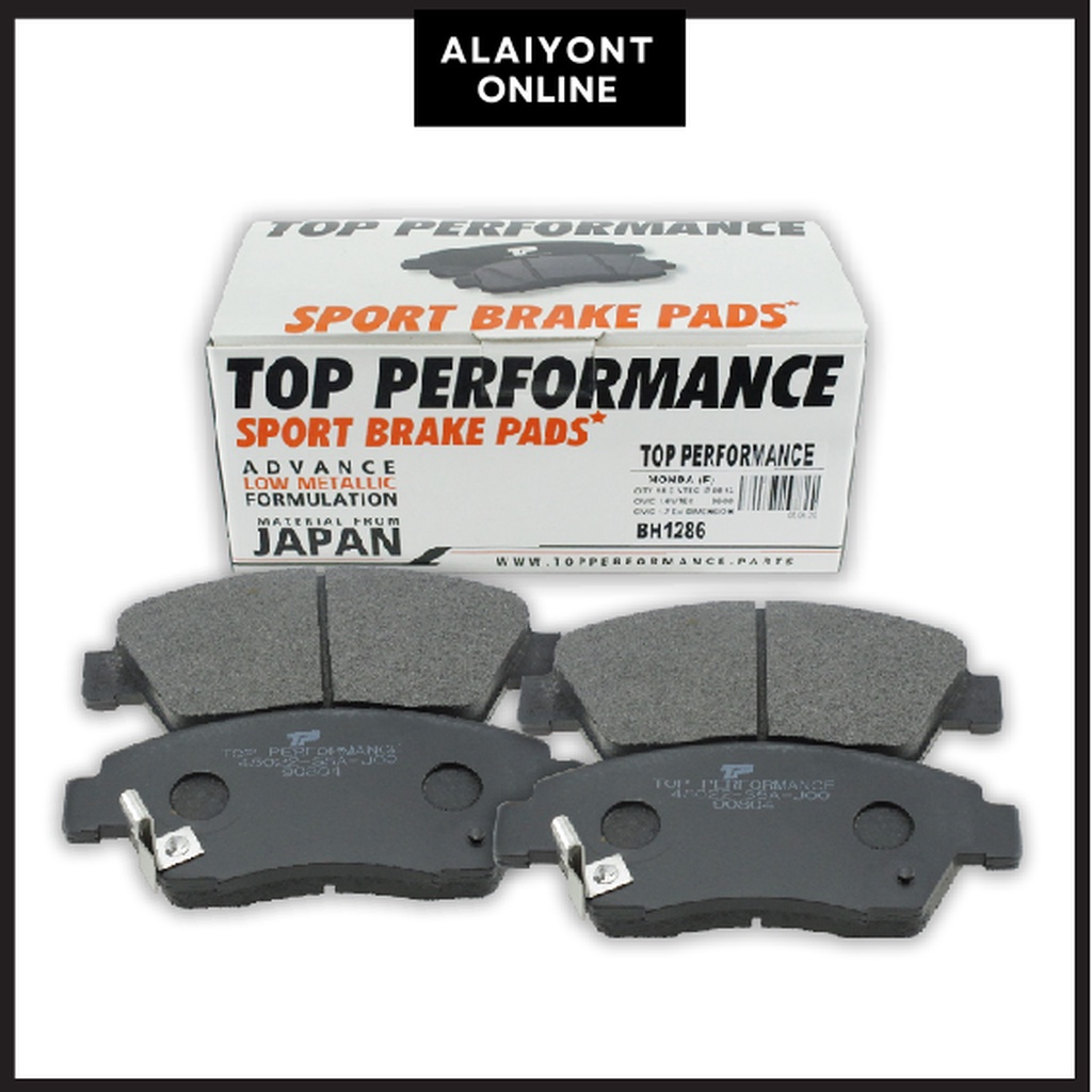 (ประกัน 3 เดือน) ผ้า เบรค หน้า HONDA CIVIC EK ES FD ตาโต DIMENSION / JAZZ GE / CITY FREED CRX - BH 1