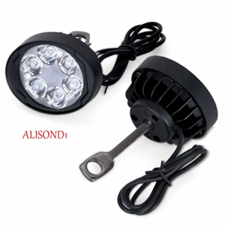 Alisond1 สกูตเตอร์ ไฟสปอตไลท์ มินิ คุณภาพสูง รถมอเตอร์ไซด์ ไฟตัดหมอก ไฟหน้า ไฟหน้า LED ไฟหน้า รถมอเตอร์ไซด์ กระจกมองหลัง ตกปลา ไฟตัดหมอก