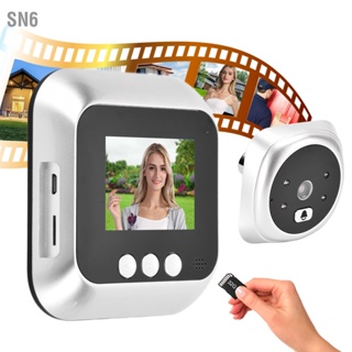 SN6 2.8in Smart Video Doorphone Peephole Doorbell Viewer 135° มุมกว้าง Night Vision 720P สำหรับครัวเรือน