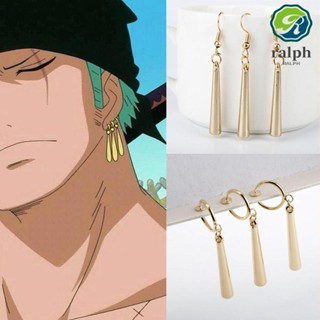 Ralph ต่างหูคอสเพลย์ ลายการ์ตูนอนิเมะ Roronoa Zoro แฟชั่น