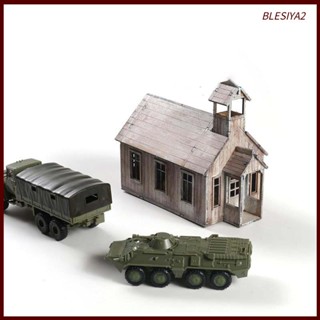 [Blesiya2] โมเดลตัวต่อสถาปัตยกรรม สเกล 1:72 แบบประกอบเอง สําหรับฉาก Diorama War