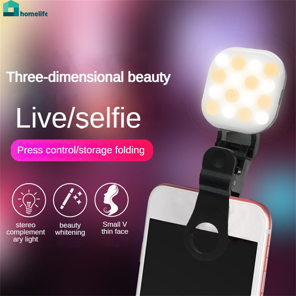 Selfie Lights Portable Selfie Led Dimmable Light Mobile Phone Light Beauty Flash Fill Light For Smartphone Home home