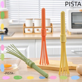 Pista เครื่องตีไข่ อเนกประสงค์ ทําความสะอาดง่าย ไม่ติดผิว สีเหลือง สําหรับห้องครัว