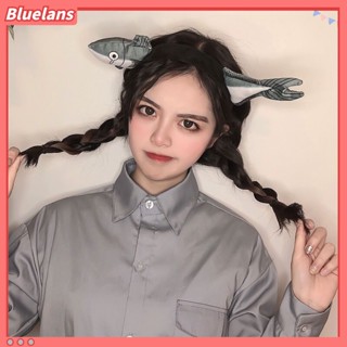 【 Bluelans 】ที่คาดผม รูปปลาฉลาม สัตว์ ผัก ตลก สําหรับผู้หญิง