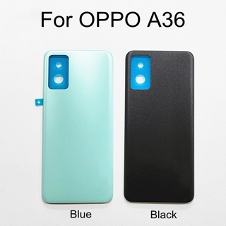 ฝาครอบแบตเตอรี่ ด้านหลัง แบบเปลี่ยน สําหรับ OPPO A36 PESM10